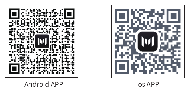 Mga QR code para sa MARSTEK App: Android APP at iOS APP